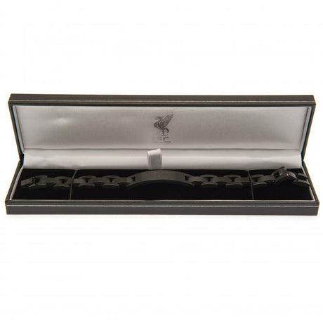Liverpool FC Black IP Bracelet: 3 - Jewellery By Liverpool