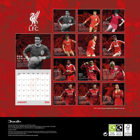 Liverpool FC Calendar & Diary Musical Gift Box 2026: 4 - Calendars By Liverpool