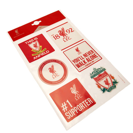 Liverpool FC Car Decal Set: 3 Car Accessories By Liverpool