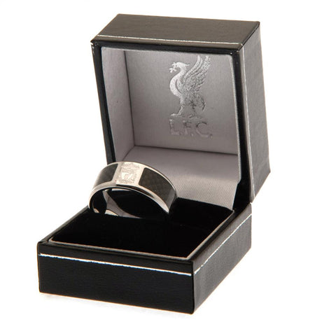 Liverpool FC Carbon Fibre Ring Large: 1 - Jewellery By Liverpool