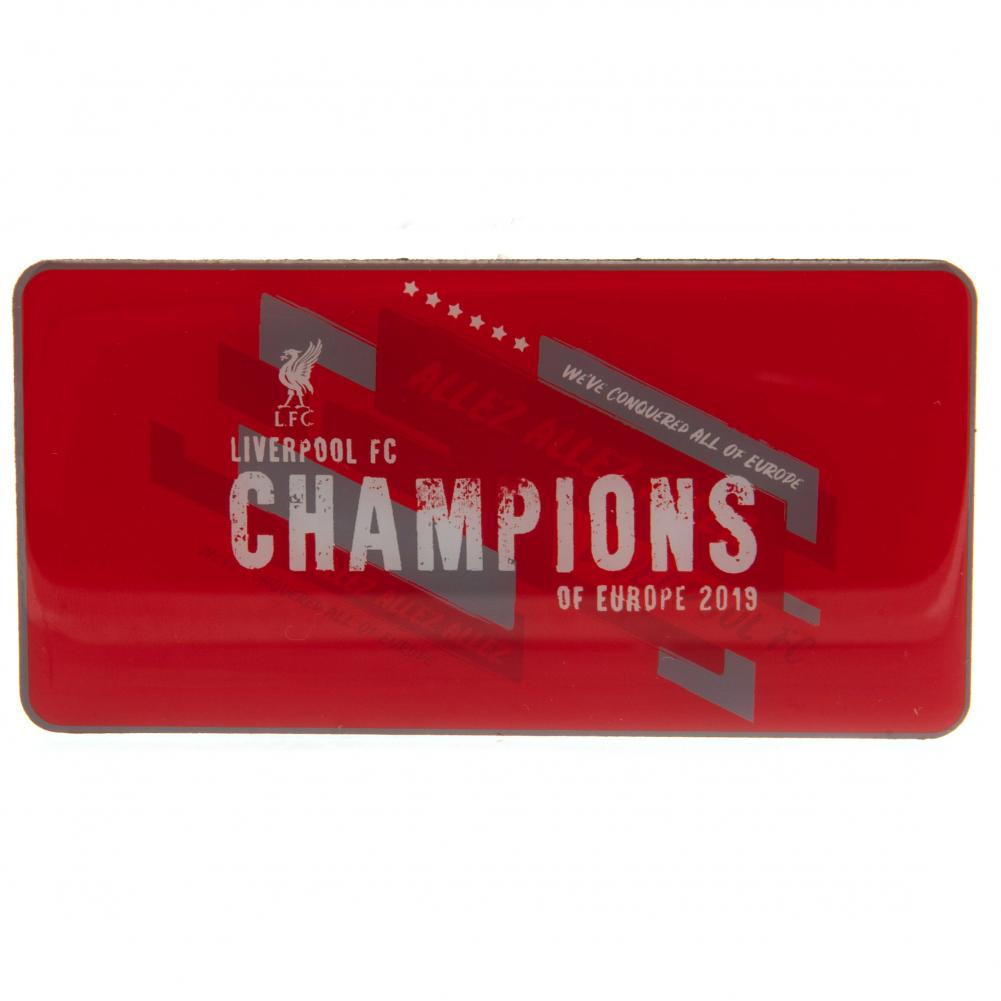 Liverpool FC Champions Of Europe Fridge Magnet: 1 - By Liverpool