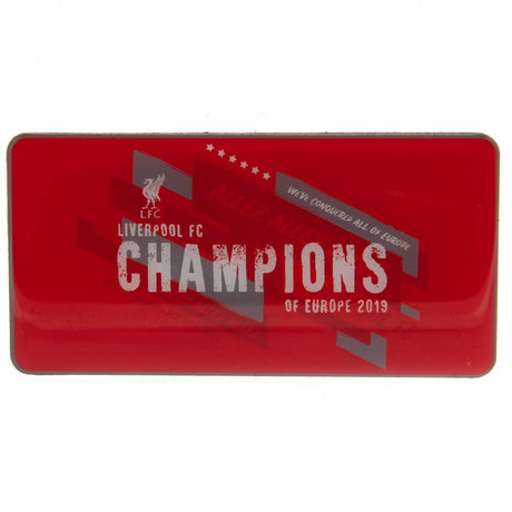 Liverpool FC Champions Of Europe Fridge Magnet: 1 - By Liverpool