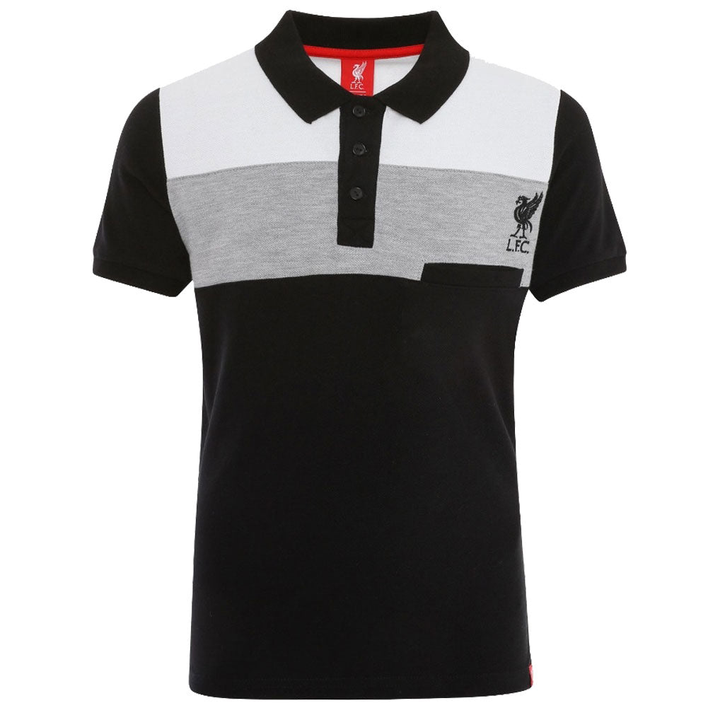 Liverpool FC Colour Block Polo Junior 7-8 Yrs: 1 - T-Shirts By Liverpool