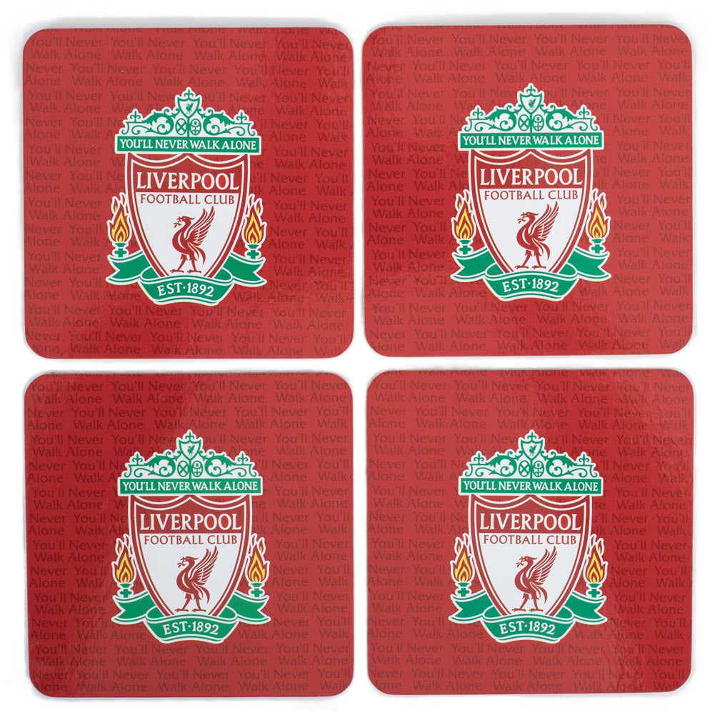 Liverpool FC 4pk Cork Coaster: 3 - Coasters By Liverpool