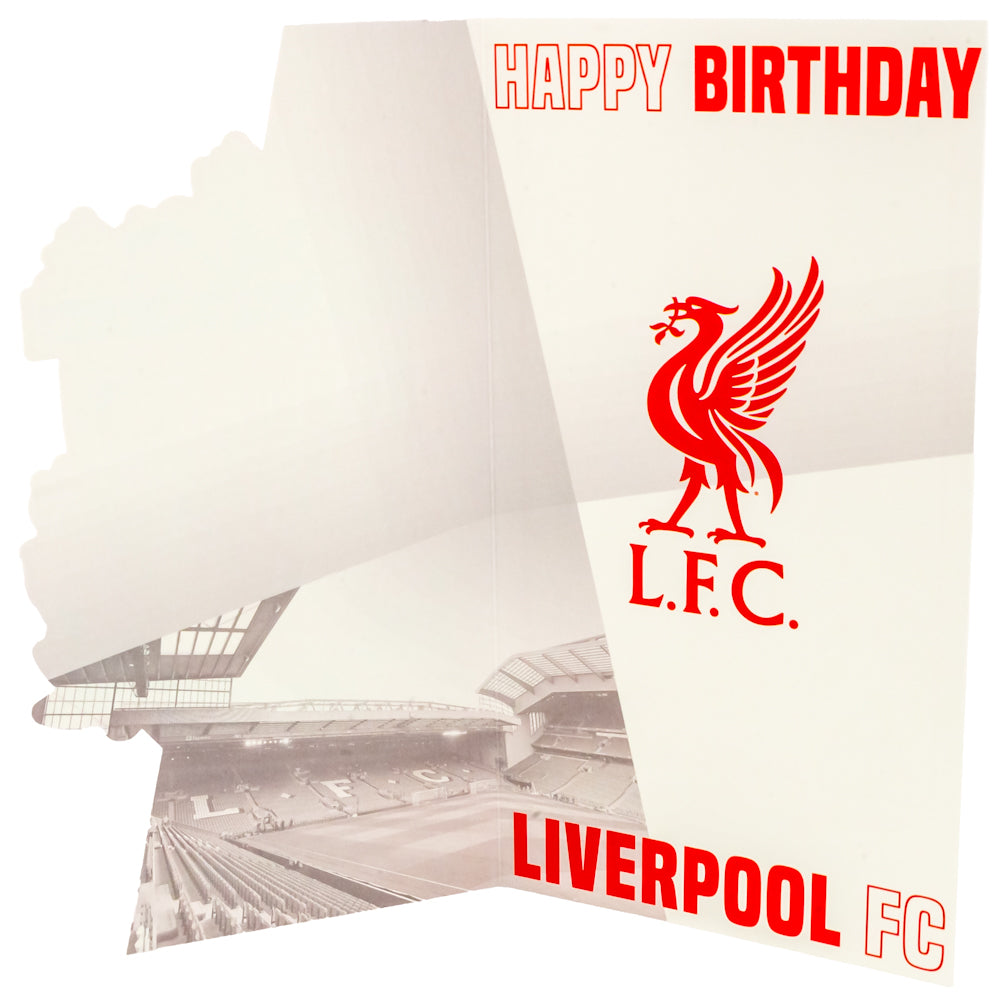 Liverpool FC Crest Birthday Card: 3 Greeting Cards By Liverpool