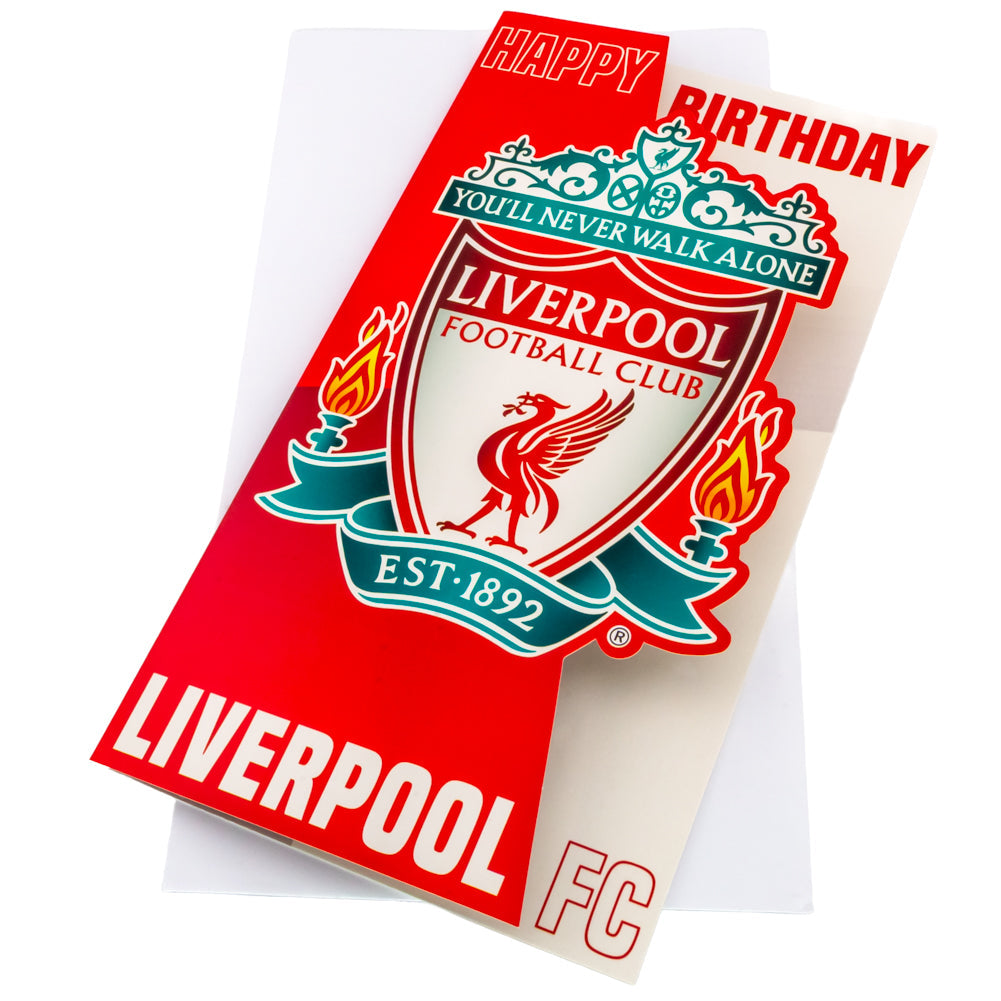 Liverpool FC Crest Birthday Card: 1 - Greeting Cards By Liverpool
