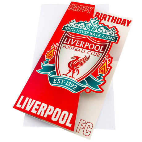 Liverpool FC Crest Birthday Card: 1 Greeting Cards By Liverpool