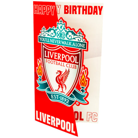 Liverpool FC Crest Birthday Card: 2 Greeting Cards By Liverpool