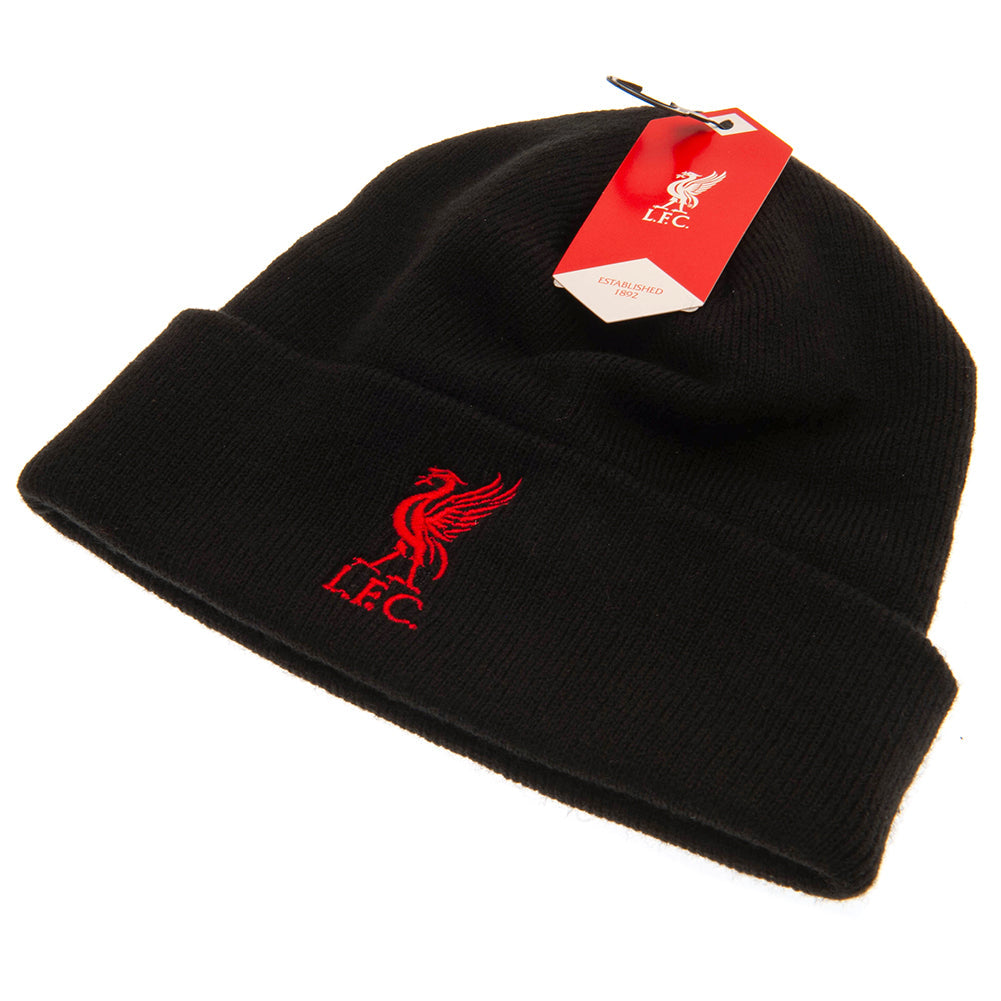 Liverpool FC Black Cuff Beanie: 2 - Caps & Hats By Liverpool