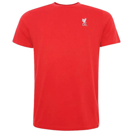 Liverpool FC Embroidered T Shirt Mens Red Small: 1 - T-Shirts By Liverpool