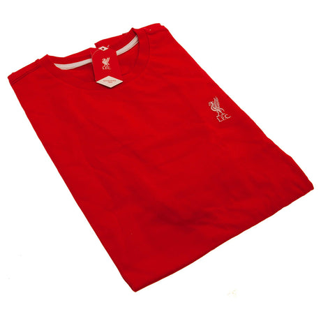 Liverpool FC Embroidered T Shirt Mens Red Small: 3 - T-Shirts By Liverpool