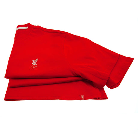 Liverpool FC Embroidered T Shirt Mens Red Small: 4 - T-Shirts By Liverpool