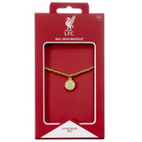 Liverpool FC Gold Finish Bead Bracelet: 2 Bracelets By Liverpool
