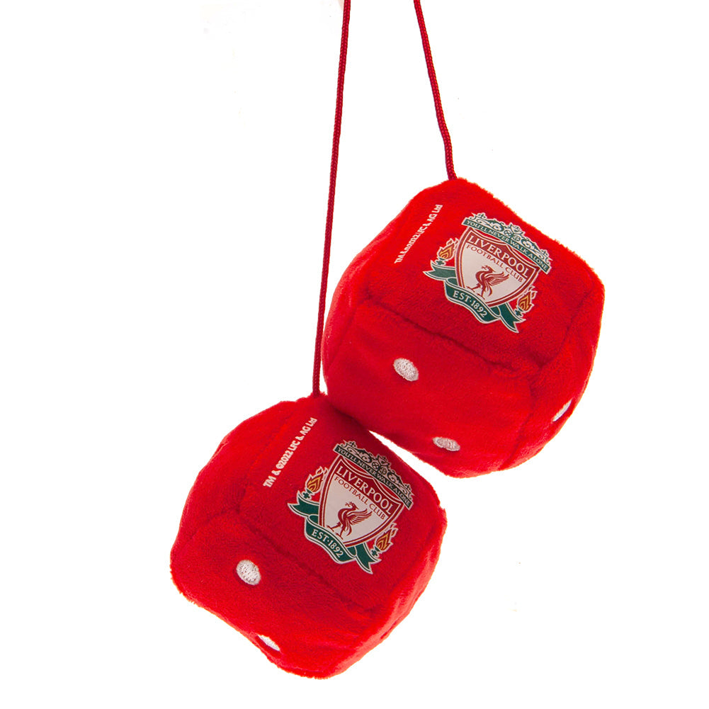 Liverpool FC Hanging Dice - Shop Car Accessories At Gift Moments - 1
