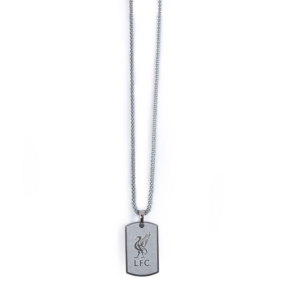 Liverpool FC Stainless Steel Dog Tag & Chain: 3 - Jewellery By Liverpool