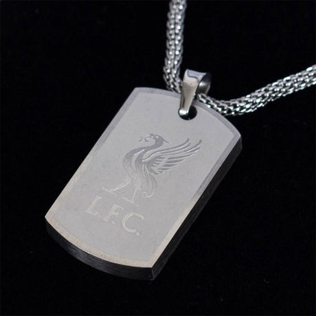 Liverpool FC Stainless Steel Dog Tag & Chain: 1 - Jewellery By Liverpool