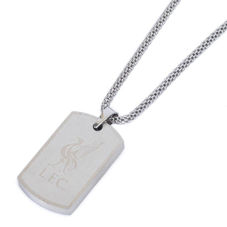 Liverpool FC Stainless Steel Dog Tag & Chain: 2 - Jewellery By Liverpool