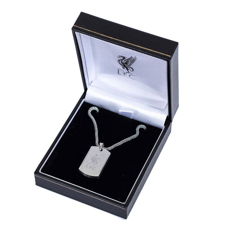 Liverpool FC Stainless Steel Dog Tag & Chain: 4 - Jewellery By Liverpool