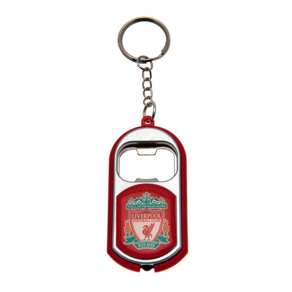 Liverpool FC Keyring Torch Bottle Opener: 2 - Keyrings By Liverpool