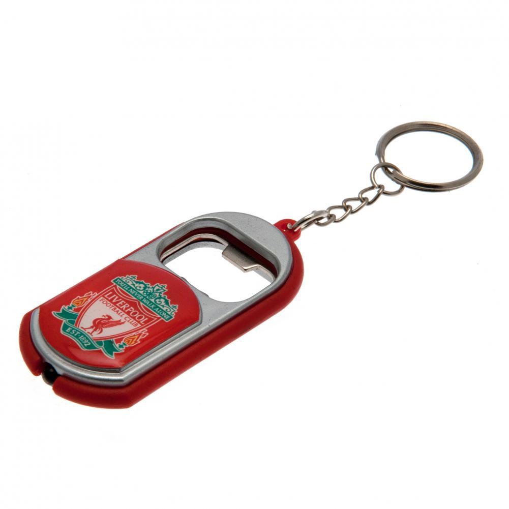 Liverpool FC Keyring Torch Bottle Opener: 3 - Keyrings By Liverpool