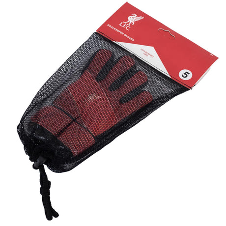 Liverpool FC Fuse Goalkeeper Gloves Kids: 4 - Gloves By Liverpool