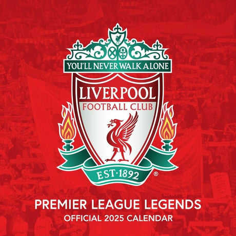 Liverpool FC Legends Square Calendar 2025: 1 - Calendars & Planners By Liverpool