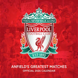Liverpool FC Legends Square Calendar 2026: 1 - Calendars By Liverpool