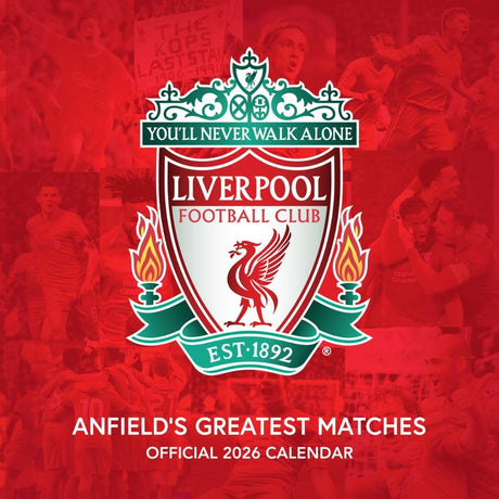 Liverpool FC Legends Square Calendar 2026: 1 - Calendars By Liverpool