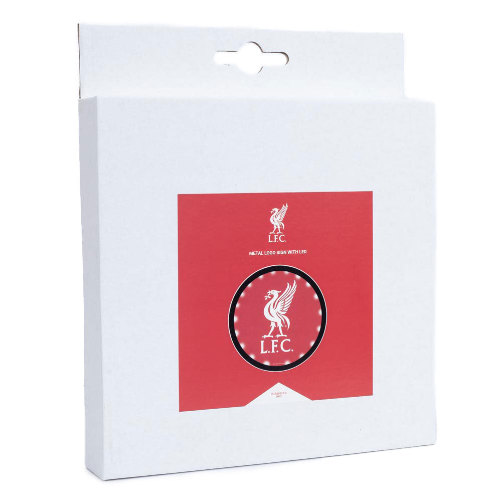 Liverpool FC Metal LED Logo Sign - Shop Signs & Plaques At Gift Moments - 4