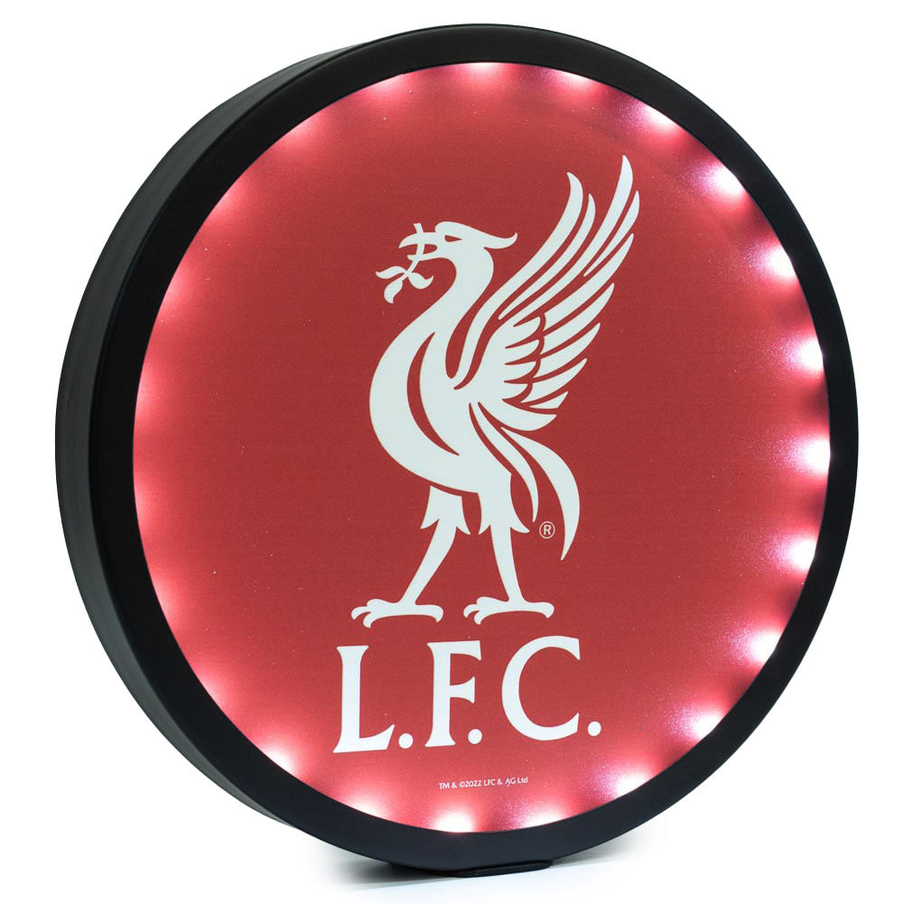 Liverpool FC Metal LED Logo Sign - Shop Signs & Plaques At Gift Moments - 2