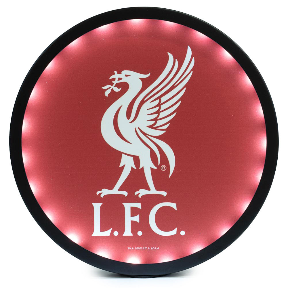Liverpool FC Metal LED Logo Sign - Shop Signs & Plaques At Gift Moments - 1