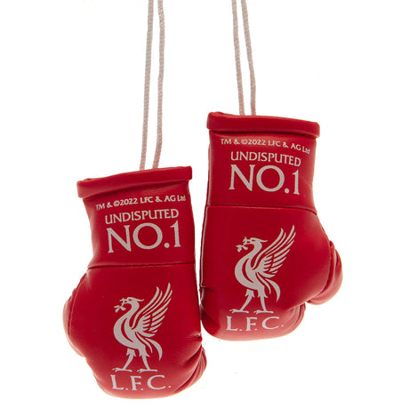 Liverpool FC Red Mini Boxing Gloves: 1 - Car Accessories By Liverpool