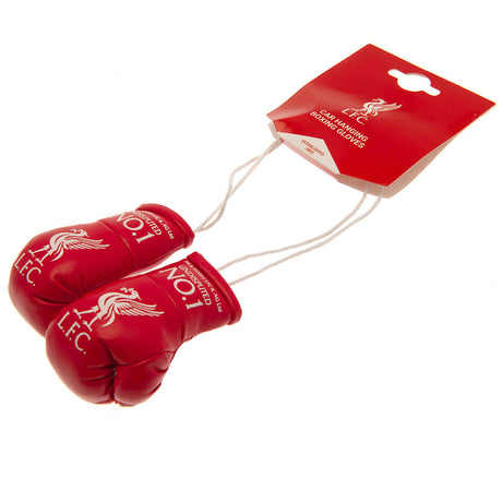 Liverpool FC Red Mini Boxing Gloves: 3 - Car Accessories By Liverpool