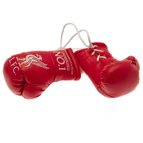 Liverpool FC Red Mini Boxing Gloves: 2 - Car Accessories By Liverpool