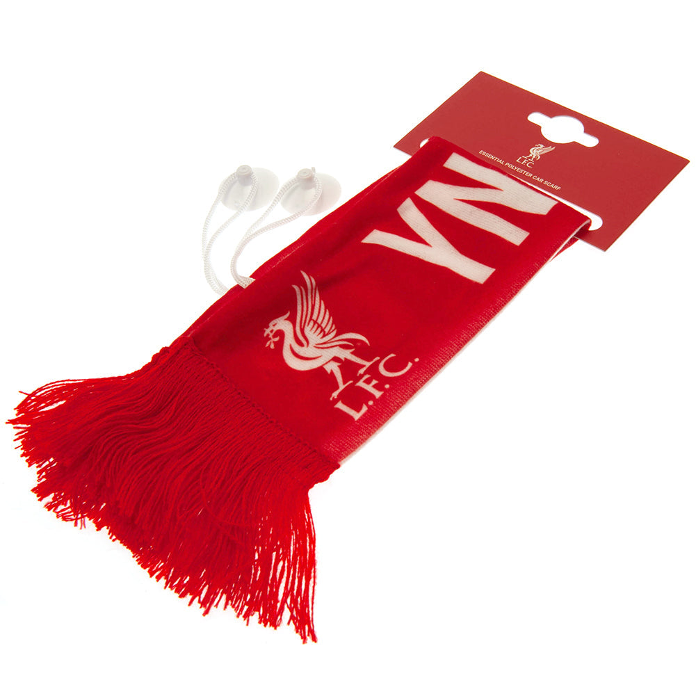 Liverpool FC Mini Liverbird Car Scarf: 3 - Scarves By Liverpool
