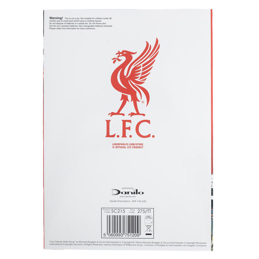 Liverpool FC Musical Birthday Card - Shop Greeting Cards At Gift Moments - 4