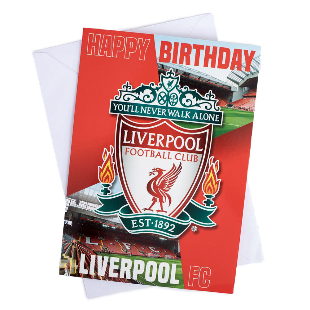 Liverpool FC Musical Birthday Card - Shop Greeting Cards At Gift Moments - 1