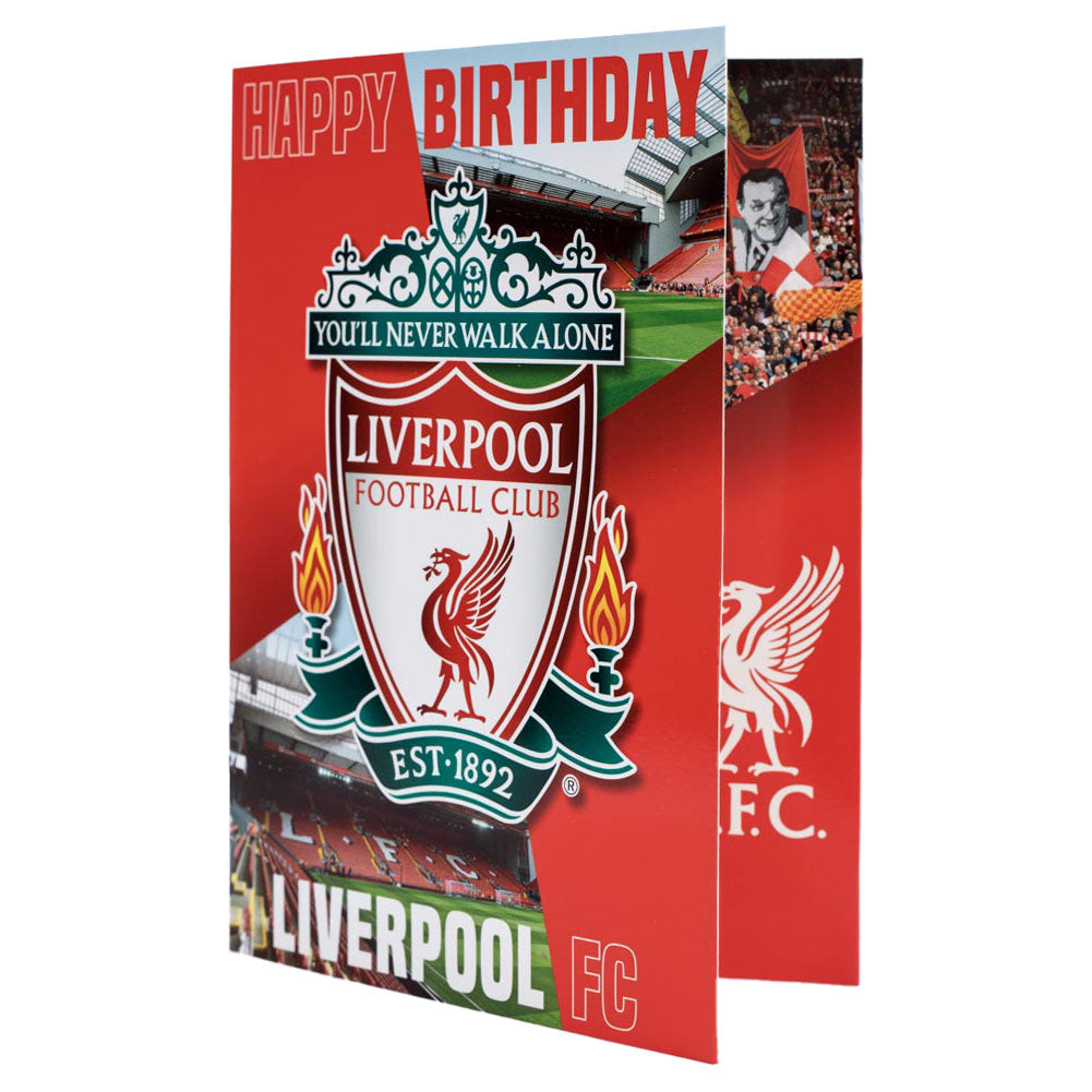 Liverpool FC Musical Birthday Card - Shop Greeting Cards At Gift Moments - 2