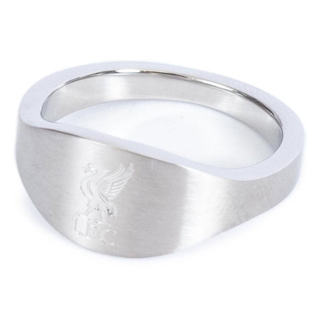 Liverpool FC Stainless Steel Oval Ring: 3 - Jewellery By Liverpool