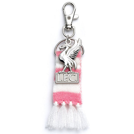 Liverpool FC Pink Bar Scarf Bag Charm: 2 - Keyrings By Liverpool