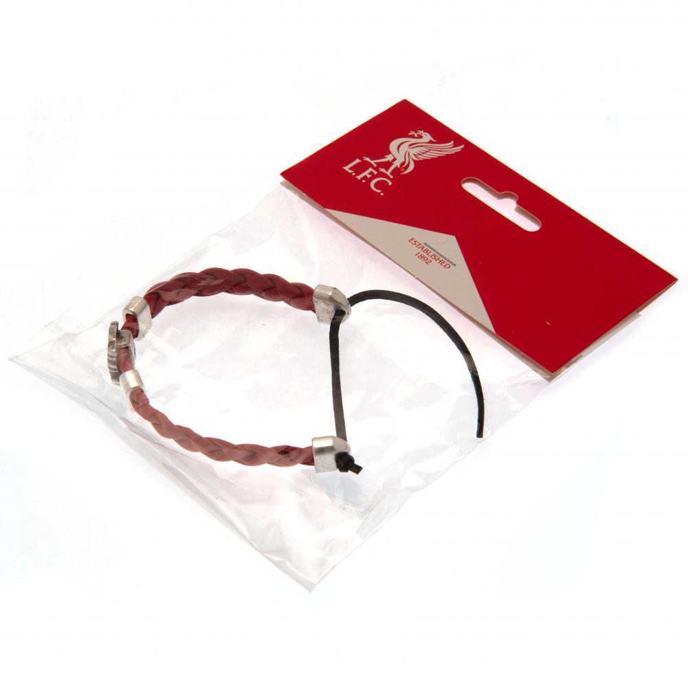 Liverpool FC PU Slider Bracelet: 3 - Jewellery By Liverpool