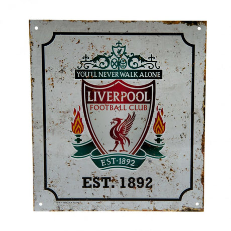 Liverpool FC Retro Logo Sign: 1 - Signs & Plaques By Liverpool