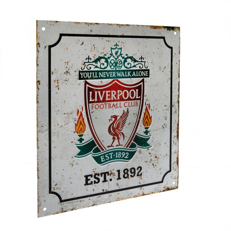 Liverpool FC Retro Logo Sign: 2 - Signs & Plaques By Liverpool