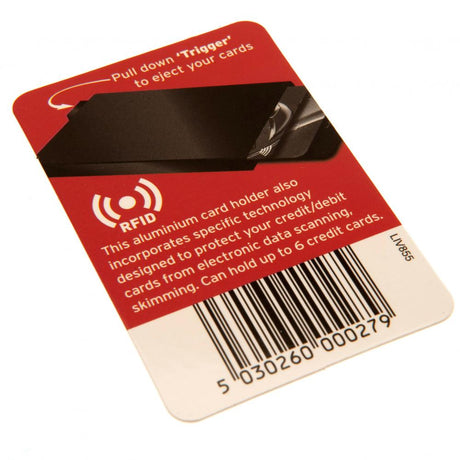 Liverpool FC rfid Aluminium Card Case: 4 - Wallets By Liverpool
