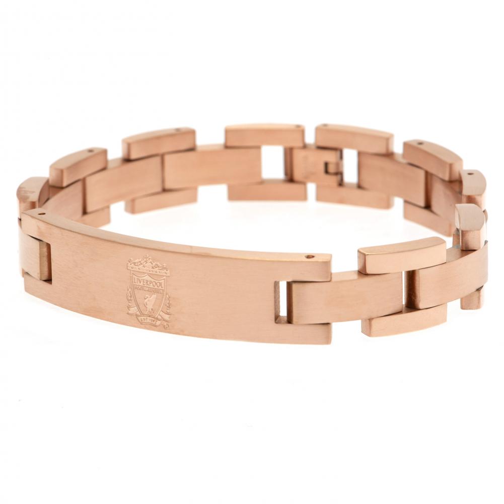 Liverpool FC Rose Gold Plated Bracelet: 2 - Jewellery By Liverpool