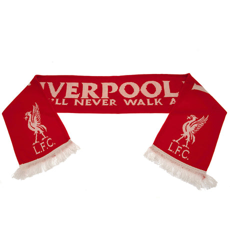 Liverpool FC White Liverbird Scarf: 3 - Scarves By Liverpool