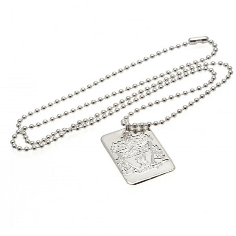 Liverpool FC Silver Plated Dog Tag & Chain: 3 - Jewellery By Liverpool