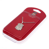 Liverpool FC Silver Plated Pendant & Chain XL: 1 - Jewellery By Liverpool