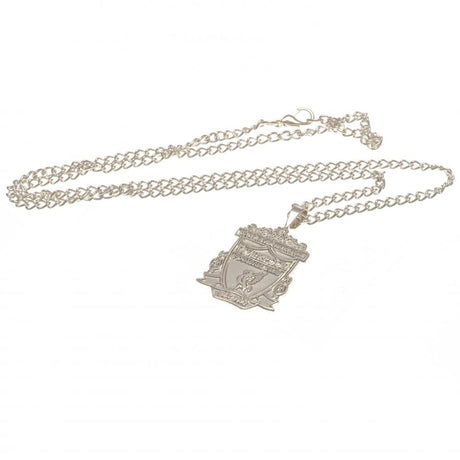 Liverpool FC Silver Plated Pendant & Chain XL: 3 - Jewellery By Liverpool