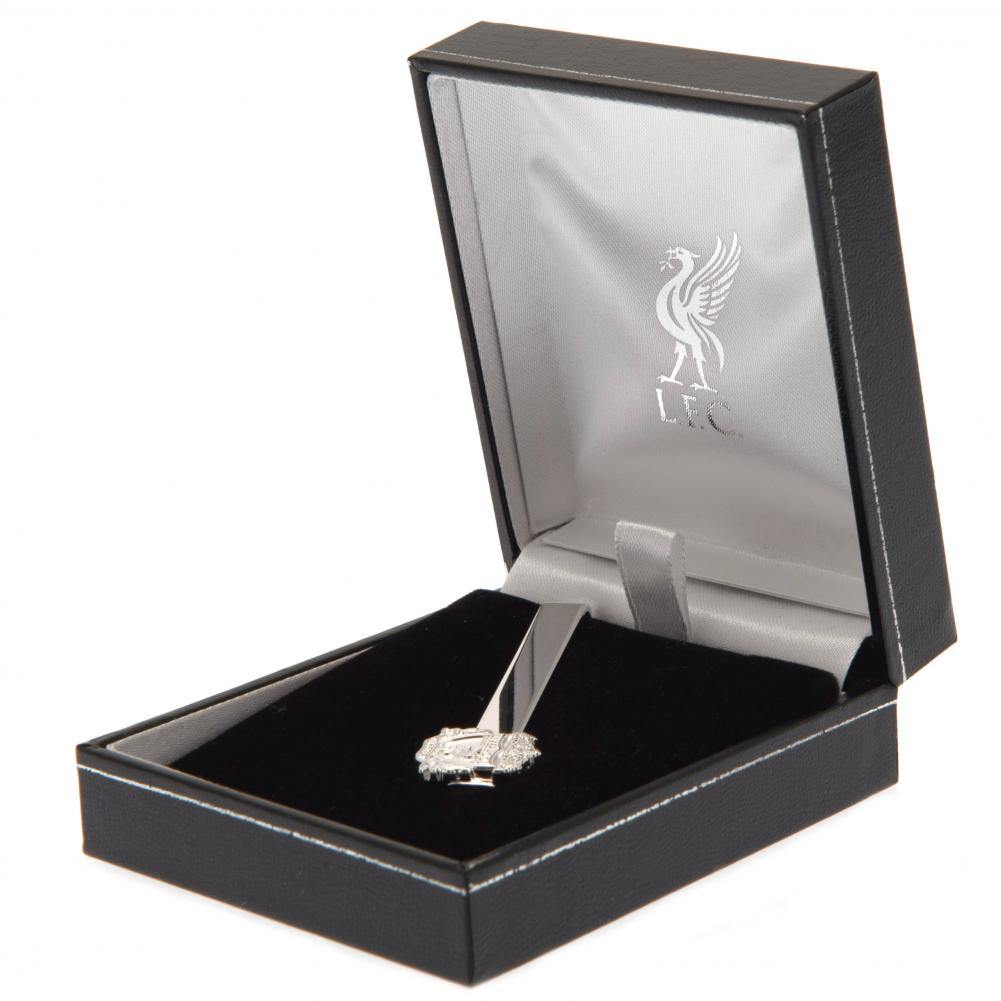 Liverpool FC Silver Plated Tie Slide: 1 Cufflinks & Tie Slides By Liverpool
